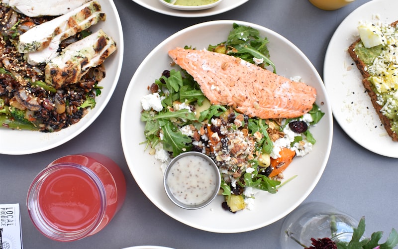 Übersicht der sieben Thementage mit passenden Gerichten für den Essensplan